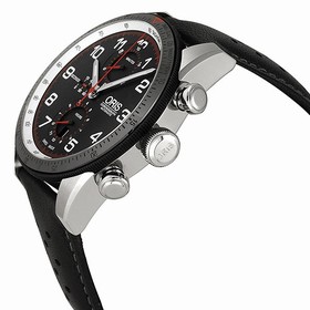 Oris Calobra Limited Edition Automatic Chronograph Black Dial Steel Men's Watch 774-7661-4484