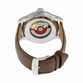 Oris Classic Date Silver Dial Brown Leather Men's Watch 733-7594-4031LS