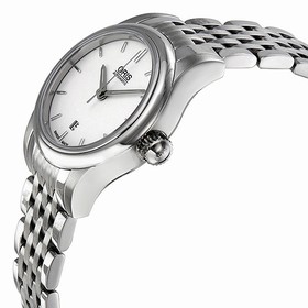 Oris Classic White Dial Stainless Steel Ladies Watch 561-7650-4051MB