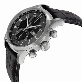 Oris Raid 2012 Chronograph GMT Automatic Black Dial Men's Watch 677-7603-4084LS