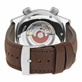 Oris Royal Flying Doctor Service Black Dial Brown Leather Men's Watch 735-7672-4084SET