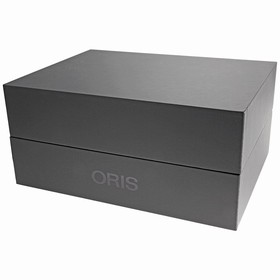 Oris Royal Flying Doctor Service Black Dial Brown Leather Men's Watch 735-7672-4084SET