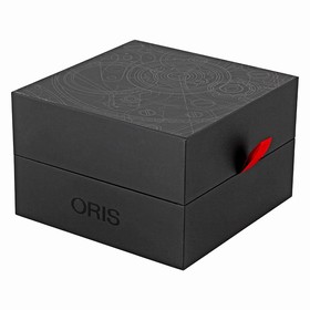 Oris Swiss Hunter Team Black Dial Black Leather Men's Watch 733-7649-4063LS
