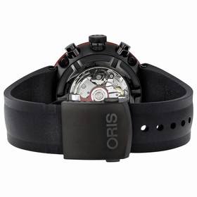 Oris TT1 Black Dial Rubber Men's Watch 674-7659-4764RS