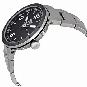 Oris TT1 Day Date Black Dial Stainless Steel Automatic Men's Watch 735-7651-4174MB
