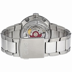 Oris TT1 Day Date Black Dial Stainless Steel Automatic Men's Watch 735-7651-4174MB