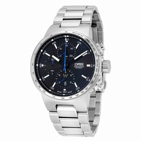 Oris Williams F1 Chronograph Automatic Black Dial Stainless Steel Men's Watch 774-7717-4154MB
