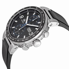 Oris Williams F1 Team Black Dial Rubber Strap Men's Watch 773-7685-4184RS