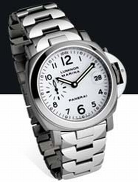 Panerai Luminor Marina Automatic 40mm Bracelet White (PAM00051)