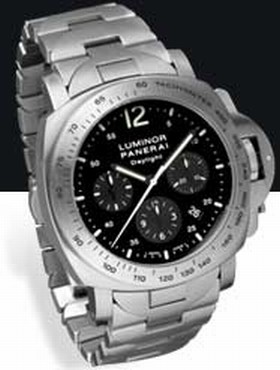 Panerai Luminor Chrono Daylight Black Bracelet (PAM00236)
