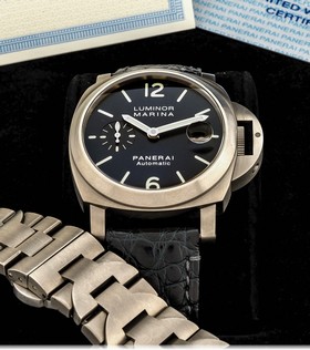 Panerai Luminor Marina Automatic 40mm Titanium Blue (PAM00283)