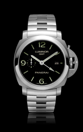 Panerai Luminor 1950 3 Days GMT Automatic Acciaio 44mm Bracelet (PAM00329)