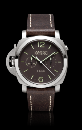 Panerai Luminor 1950 Chrono Monopulsante Left-Handed 8 Days Titanio (PAM00345)