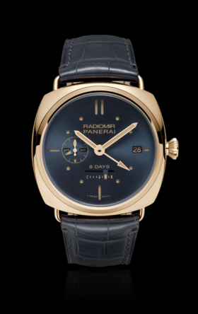Panerai Radiomir 8 Days GMT Oro Rosso Blue (PAM00538)