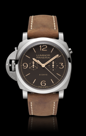 Panerai Luminor 1950 Chrono Mono-Pulsante Left-Handed 8 Days Titanio (PAM00579)