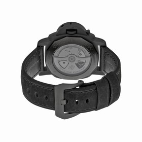 Panerai Luminor 1950 10 Days Black Dial Ceramic Black Leather Men's Watch PAM00335