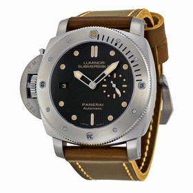 Panerai Luminor 1950 Black Dial Titanium Automatic Men's Watch PAM00569