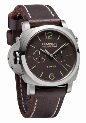 Panerai Luminor 1950 Chrono Monopulsate Left-Handed 8 Days Automatic Men's Watch PAM00345