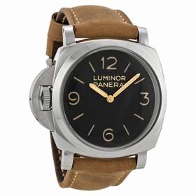 Panerai Luminor 1950 Left-handed 3 Days Acciaio Black Dial Men's Watch PAM00557