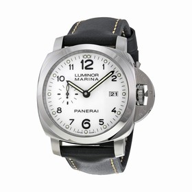 Panerai Luminor 1950 White Dial Automatic Men's Watch PAM00499