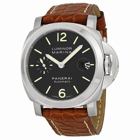 Panerai Luminor Marina Black Dial Automatic Men's Watch PAM00048