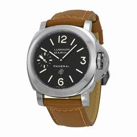Panerai Luminor Marina Black Dial Mechanical Men's Watch PAM00005