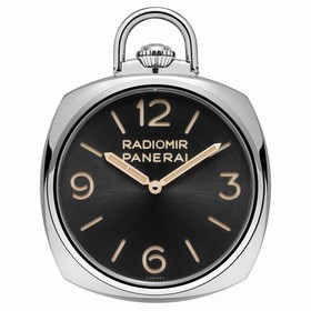 Panerai Pocket Watch 3 Days Oro Bianco Mechanical Black Pocket Watch PAM00529
