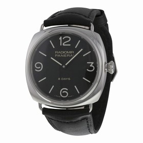 Panerai Radiomir Black Dial Leather Men's Watch PAM00610