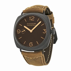 Panerai Radiomir Composite Brown Dial Brown Leather Men's Watch PAM00504