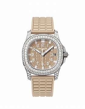 Patek Philippe Aquanaut Luce Haute Joaillerie Honey Beige Ladies Watch 5069G-020
