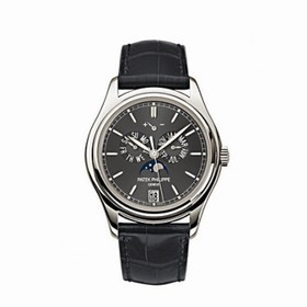 Patek Philippe Complications Automatic Moonphase Black Dial Men's Watch 5146P-001