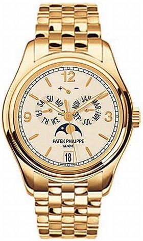 Patek Philippe Complications Mechanical Ivory Dial Men's Watch 5146/1J-001
