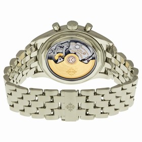 Patek Philippe Complications Silver Dial Chronograph Stainless Steel Men's Watch 5960-1A
