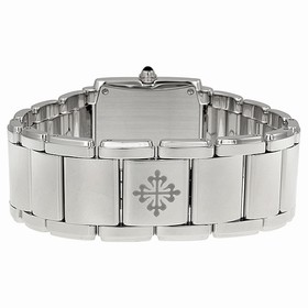 Patek Philippe Twenty-4 Black Dial Steel Diamond Ladies Watch 4910-10A-001