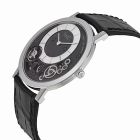 Piaget Altiplano Black and Silver Dial 18K White Gold Men's Watch G0A39111
