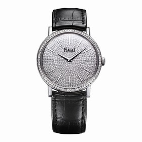 Piaget Altiplano Diamond Pave 18K White Gold Men's Watch GOA36129
