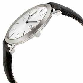 Piaget Altiplano Silver Dial Black Leather Automatic Men's Watch G0A33112