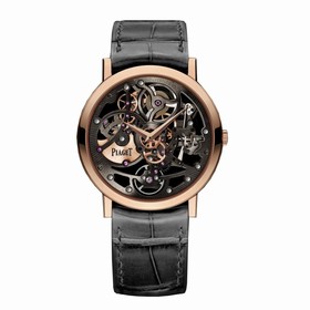 Piaget Altiplano Skeleton Dial 18K Rose Gold Automatic Men's Watch GOA38132