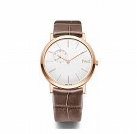 Piaget Altiplano White Dial 18kt Rose Gold Men's Watch G0A39105