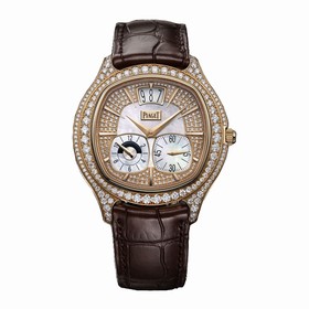 Piaget Emperador Mother of Pearl 18kt Rose Gold Diamond Men's Watch GOA32020