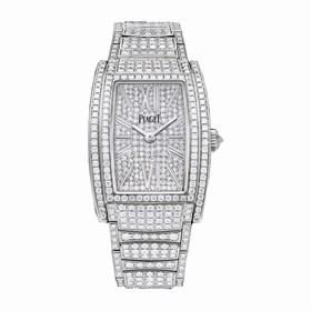 Piaget Limelight 18K White Gold Diamond Ladies Watch GOA39095