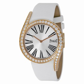 Piaget Limelight Gala 18Kt Rose Gold Diamond Silver Dial Ladies Watch GOA39167