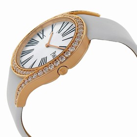Piaget Limelight Gala 18Kt Rose Gold Diamond Silver Dial Ladies Watch GOA39167