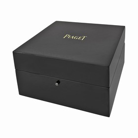 Piaget Limelight Gala Silver Dial Black Satin Strap Ladies Watch G0A39166