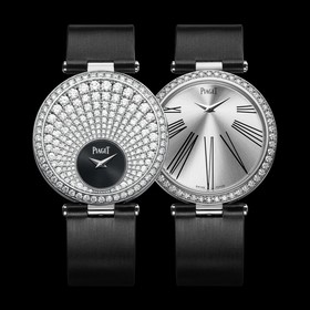 Piaget Limelight Twice Reversible 18Kt White Gold Diamond Ladies Watch GOA36237