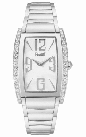 Piaget Limelight White Mother of Pearl Dial White Gold Ladies Watch G0A32095