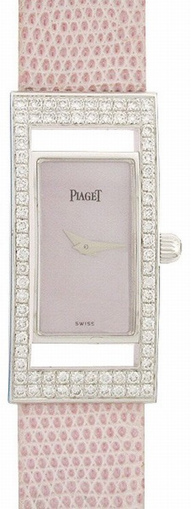 Piaget Rectangle Ladies Diamond Watch GOA26063