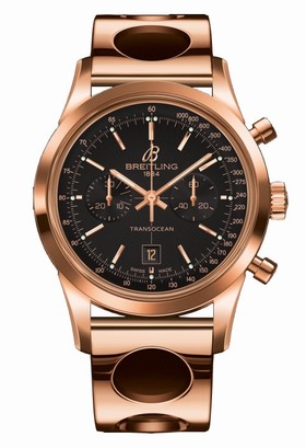 Breitling Transocean Chronograph 38 Gold / Black / Racer (R4131012.BC07.223R)