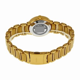 Rado Centrix Automatic Black Dial Yellow Gold-Plated Stainless Steel Ladies Watch R30280153