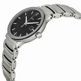Rado Centrix Black Dial Stainless Steel Unisex Watch R30928153